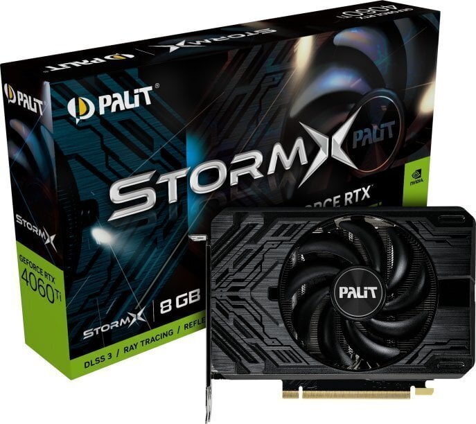 Palit GeForce RTX 4060 Ti StormX (NE6406T019P1-1060F) цена и информация | Videokaardid | hansapost.ee