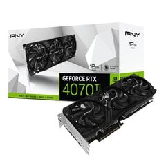 PNY GeForce RTX 4070 Ti Verto Triple Fan DLSS 3 (VCG4070T12TFXPB1) hind ja info | Videokaardid | hansapost.ee