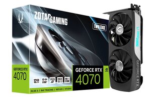 Zotac Gaming GeForce RTX 4070 Twin Edge (ZT-D40700E-10M) price and information | Video cards | hansapost.ee