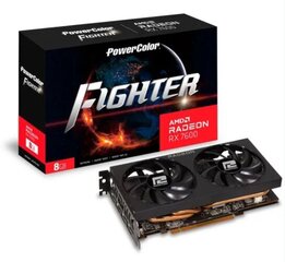 PowerColor Fighter AMD Radeon RX 7600 (RX 7600 8G-F) цена и информация | Powercolor Компьютерная техника | hansapost.ee