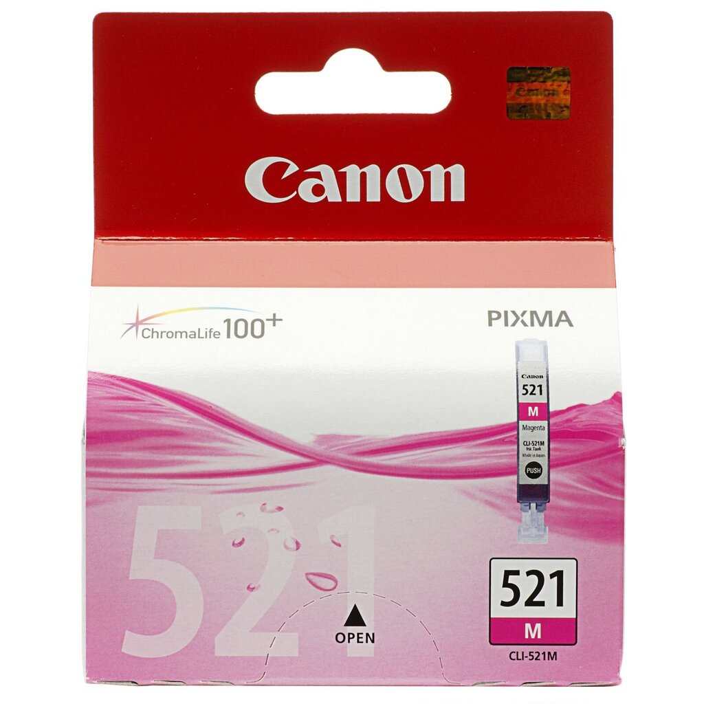 Tindikassett CANON CLI-521M, punane цена и информация | Tindiprinteri kassetid | hansapost.ee