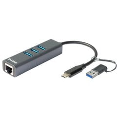 D-Link DUB-2332 цена и информация | Адаптеры и USB-hub | hansapost.ee