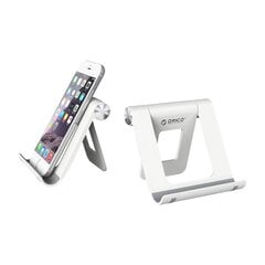 Foldable Multi-Angle Phone Stand Orico (White) цена и информация | Охлаждающие подставки и другие принадлежности | hansapost.ee