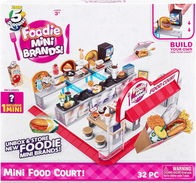 5 Surprise mängukomplekt Mini Food Court цена и информация | Mänguasjad tüdrukutele | hansapost.ee