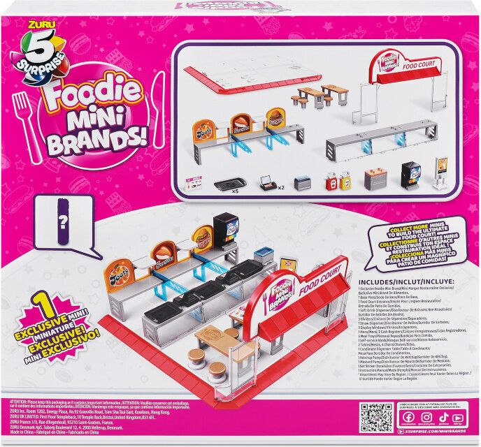 5 Surprise mängukomplekt Mini Food Court hind ja info | Mänguasjad tüdrukutele | hansapost.ee