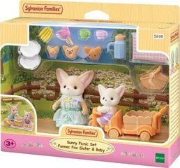 Sylvanian Families mängukomplekt Sunny Picnic Set Fennec Fox Sister & Baby цена и информация | Игрушки для девочек | hansapost.ee