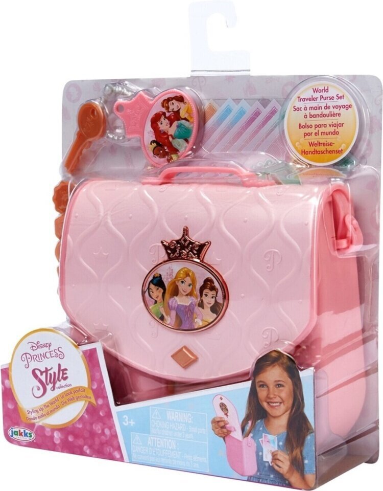 Jakks Pacific käekott Disney Princess Travel Purse, roosa цена и информация | Mänguasjad tüdrukutele | hansapost.ee