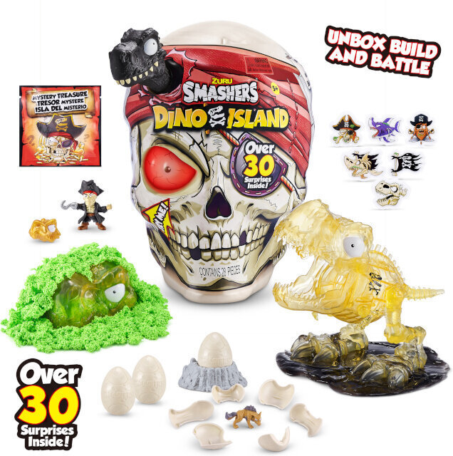 Smashers mängukomplekt Dino Island Skull hind ja info | Mänguasjad poistele | hansapost.ee