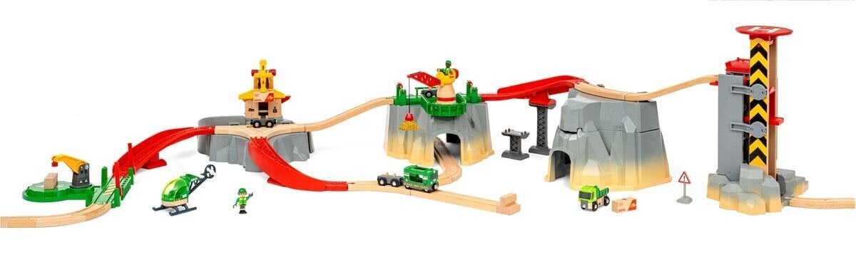 Brio rongikomplekt World Cargo Mountain Set, 36010 цена и информация | Mänguasjad poistele | hansapost.ee