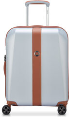 Väike kohver Delsey Promenade Hard 2.0 Slim, S, hõbedane цена и информация | Чемоданы, дорожные сумки | hansapost.ee