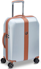 Väike kohver Delsey Promenade Hard 2.0 Slim, S, hõbedane hind ja info | Kohvrid, reisikotid | hansapost.ee
