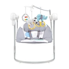 Детская кроватка - качели  Kinderkraft Minky, (0-9 кг), мята цена и информация | Шезлонги и качели | hansapost.ee