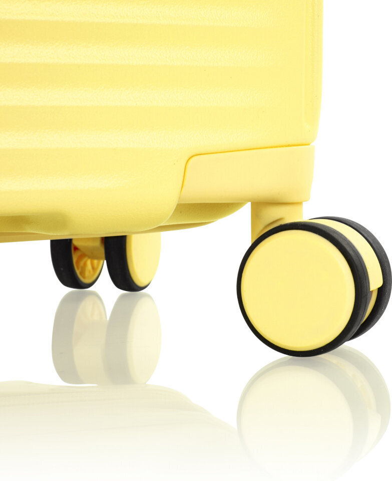 Suur kohver Heys Pastel Yellow, L, kollane цена и информация | Kohvrid, reisikotid | hansapost.ee