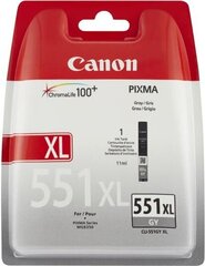 Tindikassett CLI-551GY XL, Canon, 6447B004 hind ja info | Tindiprinteri kassetid | hansapost.ee