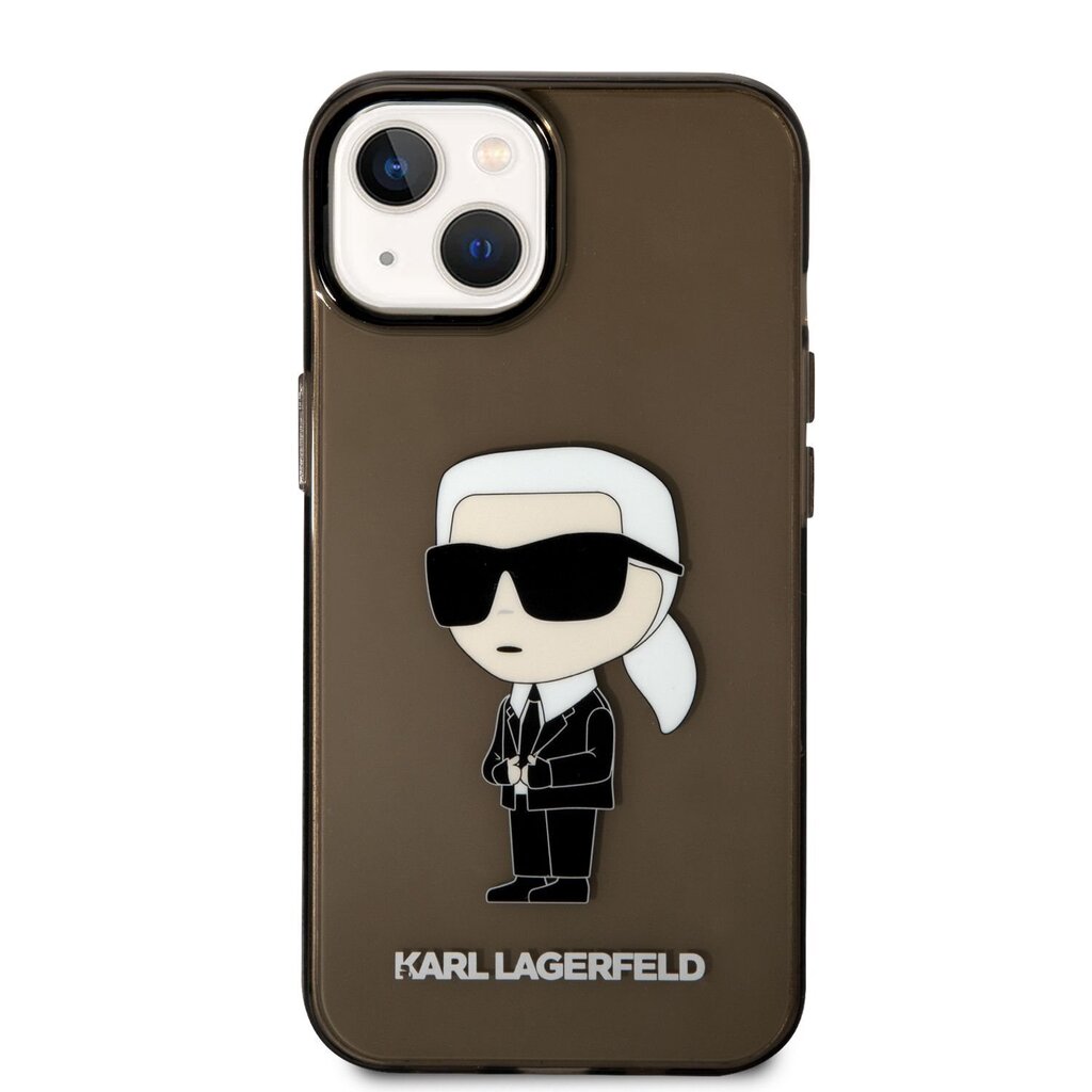 Karl Lagerfeld IML Ikonik NFT Case for iPhone 14 Black hind ja info | Telefonide kaitsekaaned ja -ümbrised | hansapost.ee