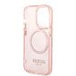 Guess Translucent MagSafe Compatible Case for iPhone 14 Pro Pink hind ja info | Telefonide kaitsekaaned ja -ümbrised | hansapost.ee