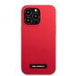 Karl Lagerfeld KLHCP13LSLMP1R iPhone 13 Pro | 13 6,1" hardcase czerwony|red Silicone Plaque цена и информация | Telefonide kaitsekaaned ja -ümbrised | hansapost.ee