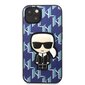 Karl Lagerfeld KLHCP13SPMNIKBL iPhone 13 mini 5,4" hardcase niebieski|blue Monogram Ikonik Patch hind ja info | Telefonide kaitsekaaned ja -ümbrised | hansapost.ee