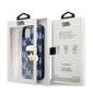 Karl Lagerfeld KLHCP13SPMNIKBL iPhone 13 mini 5,4" hardcase niebieski|blue Monogram Ikonik Patch hind ja info | Telefonide kaitsekaaned ja -ümbrised | hansapost.ee