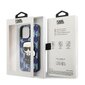 Karl Lagerfeld KLHCP13XPMNIKBL iPhone 13 Pro Max 6,7" hardcase niebieski|blue Monogram Ikonik Patch цена и информация | Telefonide kaitsekaaned ja -ümbrised | hansapost.ee