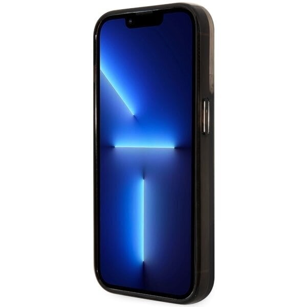 Guess GUHCP14LLC4PSGK iPhone 14 Pro 6.1" czarny|black hardcase Liquid Glitter 4G Transculent hind ja info | Telefonide kaitsekaaned ja -ümbrised | hansapost.ee