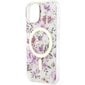 Guess GUHMP14MHCFWST iPhone 14 Plus 6.7" transparent hardcase Flower MagSafe цена и информация | Telefonide kaitsekaaned ja -ümbrised | hansapost.ee