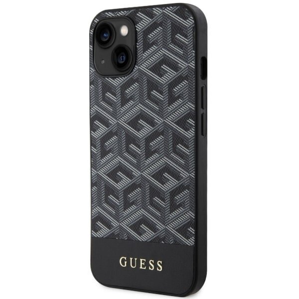 Guess GUHMP14MHGCFSEK iPhone 14 Plus 6.7" czarny|black hardcase GCube Stripes MagSafe hind ja info | Telefonide kaitsekaaned ja -ümbrised | hansapost.ee