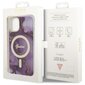 Guess GUHMP14SHTMRSU iPhone 14 6.1" purpurowy|purple hardcase Golden Marble MagSafe hind ja info | Telefonide kaitsekaaned ja -ümbrised | hansapost.ee