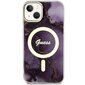 Guess GUHMP14SHTMRSU iPhone 14 6.1" purpurowy|purple hardcase Golden Marble MagSafe цена и информация | Telefonide kaitsekaaned ja -ümbrised | hansapost.ee