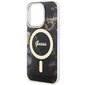 Guess GUHMP14XHTMRSK iPhone 14 Pro Max 6.7" czarny|black hardcase Golden Marble MagSafe hind ja info | Telefonide kaitsekaaned ja -ümbrised | hansapost.ee