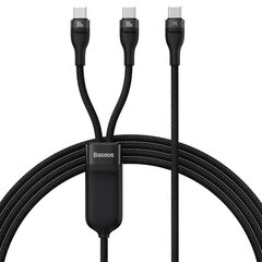 Baseus Flash Series, USB-C, 1.5 m цена и информация | Кабели и провода | hansapost.ee