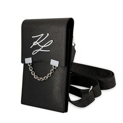 Karl Lagerfeld Torebka KLWBSAKLCK czarny|black Autograph Chain hind ja info | Telefonide kaitsekaaned ja -ümbrised | hansapost.ee