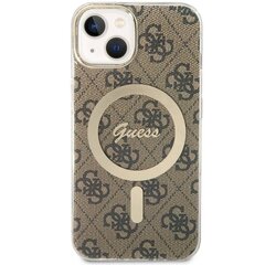 Guess GUHMP14MH4STW iPhone 14 Plus 6.7" brązowy|brown hardcase 4G MagSafe цена и информация | Чехлы для телефонов | hansapost.ee