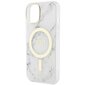 Guess GUHMP14MPCUMAH iPhone 14 Plus 6.7" biały|white hardcase Marble MagSafe hind ja info | Telefonide kaitsekaaned ja -ümbrised | hansapost.ee
