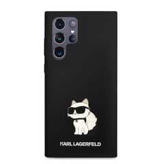Karl Lagerfeld Liquid Silicone Choupette NFT telefoniümbris Samsung Galaxy S23 Ultra Black hind ja info | Telefonide kaitsekaaned ja -ümbrised | hansapost.ee