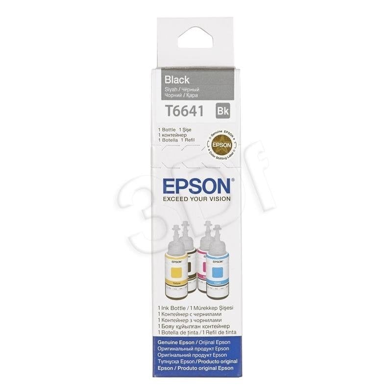 EPSON T6641 BLACK INK BOTTLE 70ML цена и информация | Tindiprinteri kassetid | hansapost.ee