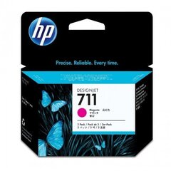 Картридж для струйного принтера HP 711 (CZ135A), фиолетовый цена и информация | Картриджи для струйных принтеров | hansapost.ee