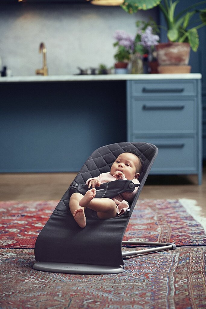 Babybjörn lamamistool Bliss Black cotton, 006016 hind ja info | Beebi lamamistoolid | hansapost.ee