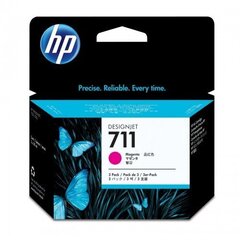 Картридж для принтеров HP 711 (CZ131A), фиолетовый цена и информация | Картриджи для струйных принтеров | hansapost.ee