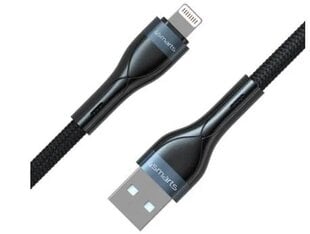 USB-A Lightning juhe PremiumCord 10W 1m., must hind ja info | Mobiiltelefonide kaablid | hansapost.ee