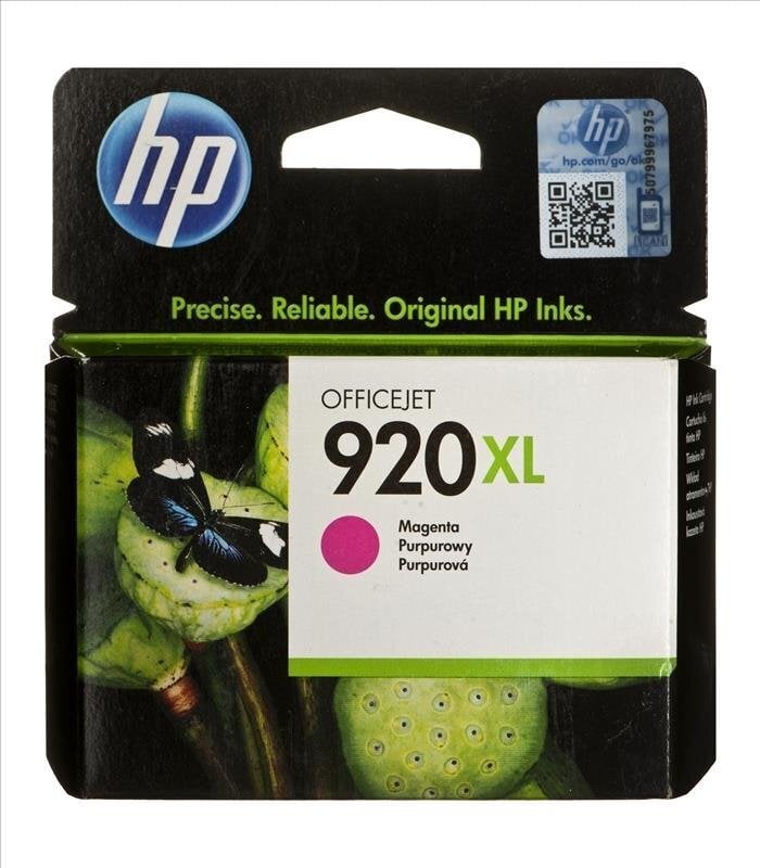 Originaalne Tindikassett Hewlett Packard 920 XL (CD973AE) Fuksiinpunane hind ja info | Tindiprinteri kassetid | hansapost.ee