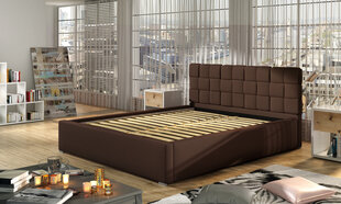 Кровать NORE Grand MD, 200x200 см, красный цена и информация | Кровати | hansapost.ee