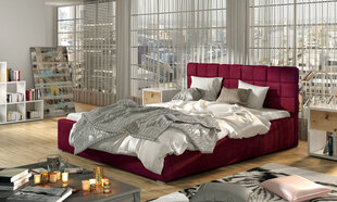 Кровать NORE Grand MD, 200x200 см, красный цена и информация | Кровати | hansapost.ee