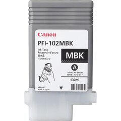 INK CARTRIDGE BLACK PFI-102MBK/0894B001 CANON цена и информация | Картриджи для струйных принтеров | hansapost.ee