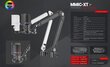 Stuudio mikrofon mehaanilise alusega Mars Gaming MMIC-XT USB-C / 192Khz 24 bit hind ja info | Mikrofonid | hansapost.ee