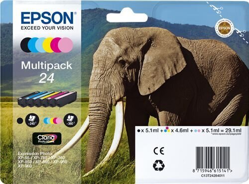 Epson Multipack 6-colours 24 Claria Phot hind ja info | Tindiprinteri kassetid | hansapost.ee