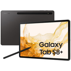 Samsung Galaxy Tab S8+ 5G SM-X806B LTE 256 GB 31.5 cm (12.4") Qualcomm Snapdragon 8 GB Wi-Fi 6 (802.11ax) Android 12 Graphite цена и информация | для планшетов | hansapost.ee