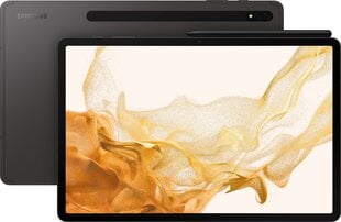 Samsung Galaxy Tab S8+ 5G SM-X806B LTE 256 GB 31.5 cm (12.4") Qualcomm Snapdragon 8 GB Wi-Fi 6 (802.11ax) Android 12 Graphite цена и информация | Samsung Планшетные компьютеры, электронные книги | hansapost.ee