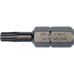 T15 torx 1/4" otsik 10tk 25mm 8,4Nm max HRC58-61 78142 цена и информация | Ручной инструмент, 18 В 125 мм бесщеточная угловая шлифовальная машина для Makita Cordless, замена литий-ионного аккумулятора | hansapost.ee