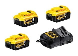 Комплект аккумуляторов и зарядного устройства Dewalt DCB115P3 цена и информация | Дрели и шуруповёрты | hansapost.ee